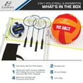 EastPoint Sports Volleyball Badminton Combo Set with BONUS Oversized