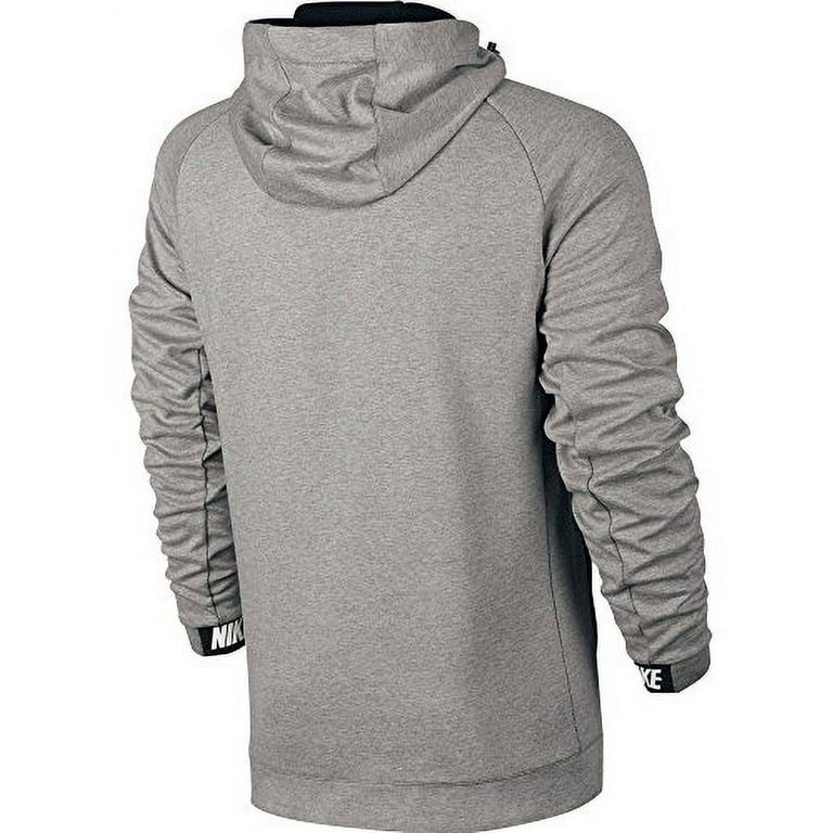 Men s Nike Sportswear Advance 15 Hoodie Dark Grey Heather Black White Walmart