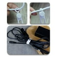 thumbnail image 2 of 5Pcs Silicone Cable Tie Cord Organizers Cable Straps Reusable Cord Tie Travel Cable Organizers Elastic Tie Wire Tie, 2 of 8