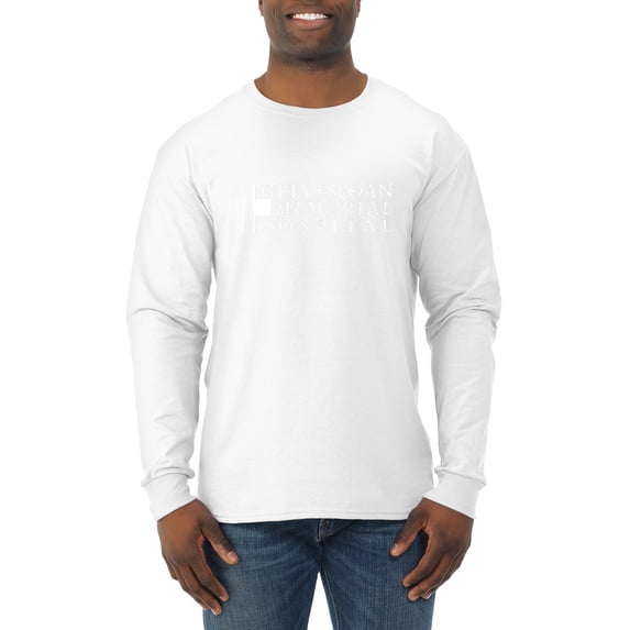 Grey Sloan Grey's Anatomy Pop Male Long Sleeve Shirt, White, Small