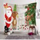 thumbnail image 1 of Tapiz de Navidad Árbol de Navidad Tela de Papá Noel Tela de pared Calcetines de Navidad Regalo de Navidad Tapiz colgante de pared Sailing Electrónica, 1 of 4