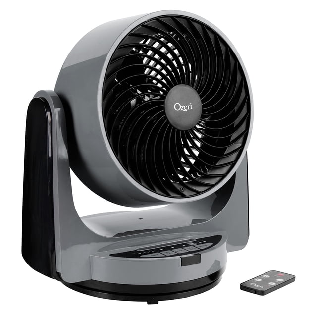 Ozeri Brezza III Ventilador de escritorio de alta velocidad oscilante doble de 10"