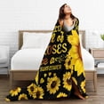 thumbnail image 5 of Sunflower Throw Blanket Soft Microfiber Lightweight Cozy Warm Blankets for Couch Bedroom Living Kids Teens Adults, 5 of 5