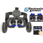 3D VR Headset with Stereo Headphones for all 4.7 to 6.2 Smartphones