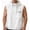 A740 White, variant on Mens Sleeveless Zip Up Shirts Hooded Cargo Vest Tops Techwear Workout Tees Multi Pockets Muscle Tank Athletic Streetwear Gorpcore Jackets Shirts