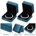 thumbnail image 3 of 2PCS Cajas de Pulsera de Cuero PU  Cajas de Joyería para Regalos Caja de Almacenamiento Azul, 3 of 6
