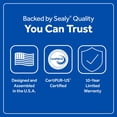 thumbnail image 4 of Sealy Farley Elm 14" Soft Pillow Top Innerspring Mattress - King, 4 of 12