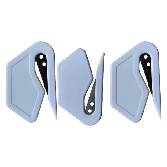 3Pcs Utility Cutter for Scrapbooking Project Ergonomic Grip Safety Paper Cutter for Carton Paper Cardboard Paper Trimmer