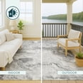 thumbnail image 4 of Addison Rugs Chantille Indoor/Outdoor Transitional Abstract Gray Machine Washable Rectangle Rug, 8' x 10', 4 of 8