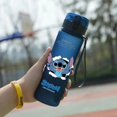 thumbnail image 1 of Disney-taza de agua de dibujos animados de Lilo & Stitch para niños, vaso de plástico portátil para deportes al aire libre, Kawai, Stitch, 560ML, 1 of 4