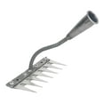 thumbnail image 2 of figatia Garden Rake Lawn Loosening Practical Sturdy Versatile Heavy Duty Hand Tool for Gardening Outdoor Homeowners Yard Cultivating 7, 2 of 8