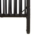 thumbnail image 6 of vidaXL Room Divider 4 Panels Black Poly Rattan, 6 of 11