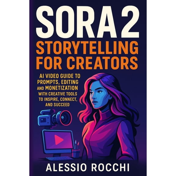 Sora 2 Storytelling for Creators: AI Video Guide to Prompts, Editing, and Monetization with Creative Tools to Inspire, C, (Paperback)