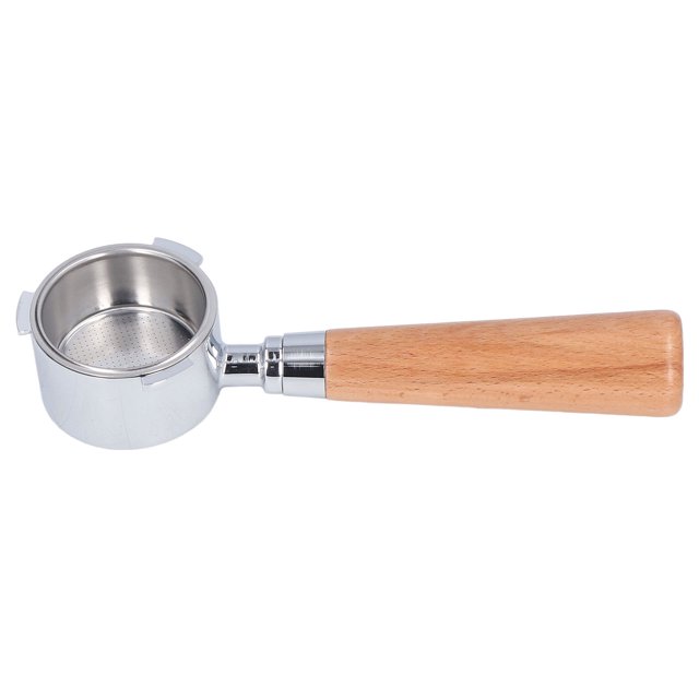 Portafiltro Sin Fondo, Portafiltro Diseño Ergonómico Filtración Ultrafina Fácil Limpieza Profesional Con Mango De Acero Inoxidable Para Delonghi ANGGREK 51 Haya B