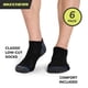 thumbnail image 2 of Calcetines para correr Skechers paquete de 6 tobilleros para hombre en color negro, 2 of 6