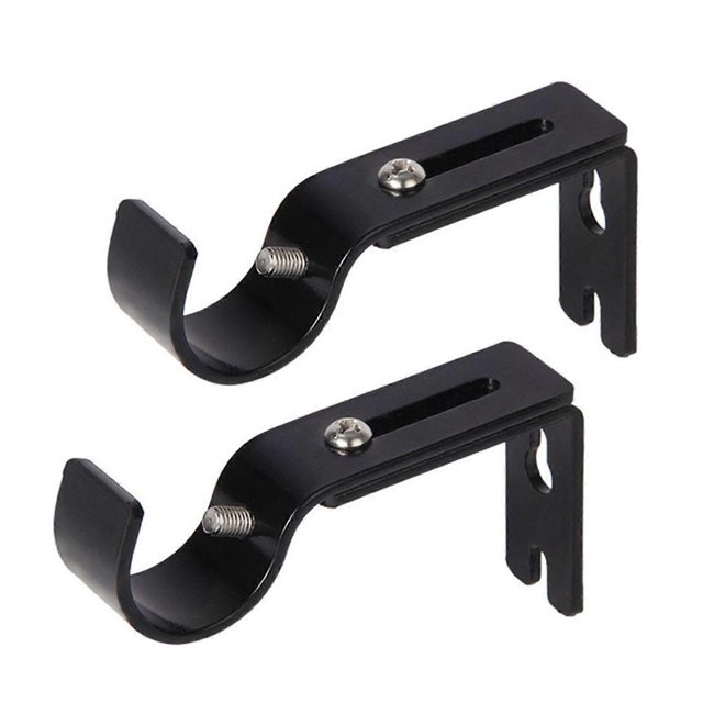 Adjustable Curtain Rod Bracket Heavy Duty Extendable Curtain Bracket for Wall