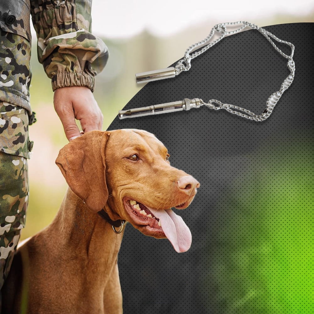 6 Pcs Ultrasonic Dog Training Whistles | Metal Whistles To Stop Barking & Recall Training