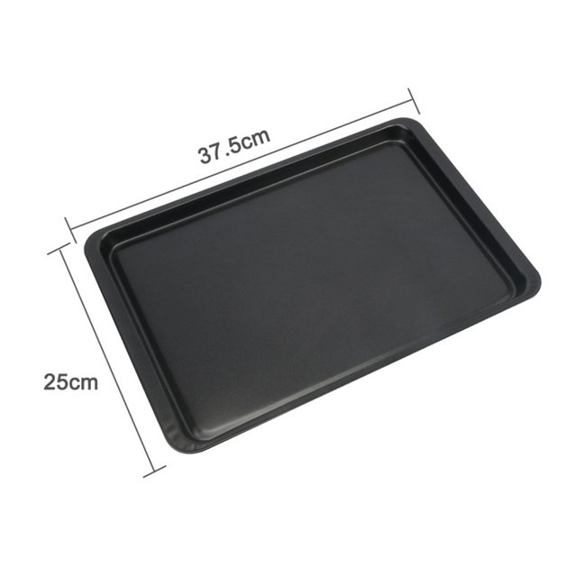 CAROOTU Plaques de Cuisson pour Four Plaque à Biscuits Antiadhésive Plateau de Cuisson Grand Usage Intensif Sans Rouille Non Toxique