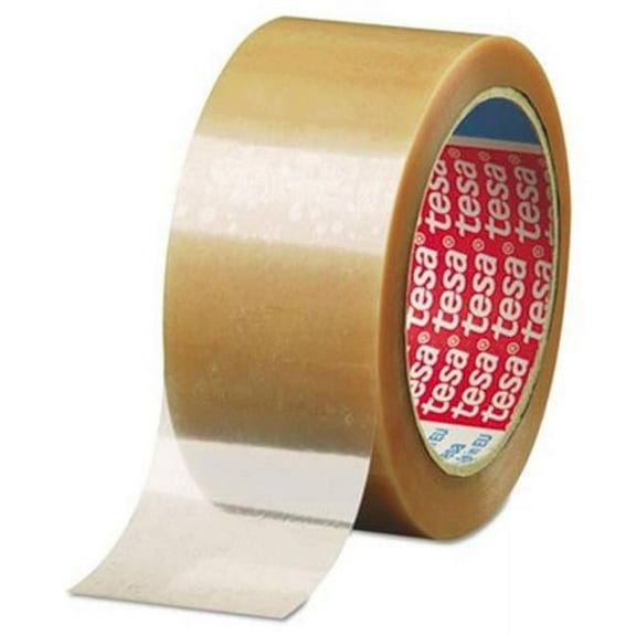 Tesa Tape 744-04263-00055-00 2 in. x 55 Yd Carton Sealing Tape, Polypropylene, Clear