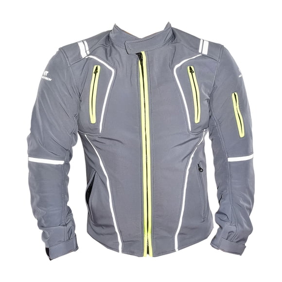 Chamarra moto con protecciones Talla M Softshell Hebotech