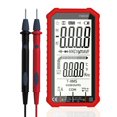 thumbnail image 1 of Multimètre Numérique LCD Testeur de Tension et Courant avec Rétroéclairage Circuit Électrique Portatif Voltmètres pour Artisan Rouge, 1 of 10