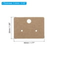 thumbnail image 2 of Uxcell Earring Display Cards Paper Earring Holder Blank Tags Rectangle Cardboard, Yellow 200 Pack, 2 of 5