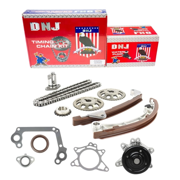 DNJ TK943WP Timing Chain Kit with Water Pump Fits Cars & Trucks 1998 Chevrolet 1.8L L4 DOHC