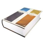Niv, Kjv, Nasb, Amplified, Parallel Bible, Hardcover: Four Bible Versions Together for Study and Comparison, (Hardcover)