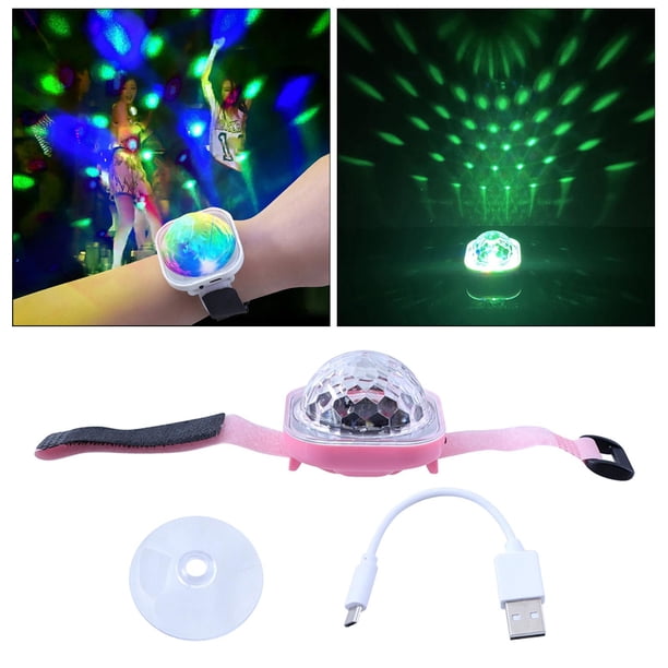 Luz de Baile Varios LED Portátil Recargable Cable Sin Cable Activado Halloween Yinane