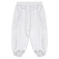 thumbnail image 6 of YiZYiF Boys Girls Medieval Capri Pants Solid Color High-rise Waist Trousers for Renaissance Festival Ivory 14, 6 of 7