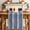 Navy, White, Blue, variant on Black Line Striped Table Runner 48 Inches, Farmhouse Modern Geometric Stripes Bed Runner Dresser Scarves Tabletop for Indoor Outdoor Parties/Ceremony/Banquet, 13" x 48"