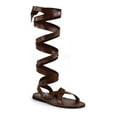 thumbnail image 2 of Pleaser USA Men's Costume Roman Sandals: Small Male, 2 of 2