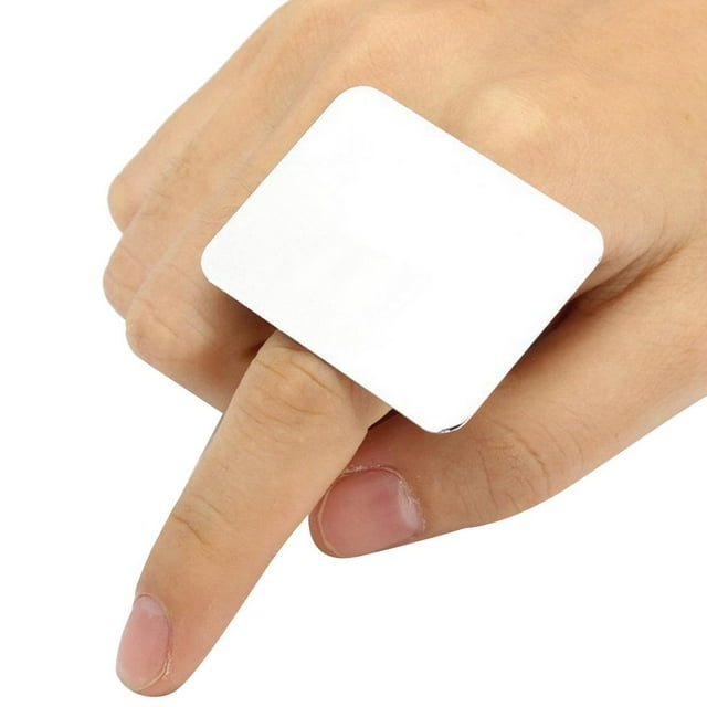 2 Uds. de Arte para Uñas Baoblaze Paleta de mezcla de arte de uñas Acero Inoxidable Plata