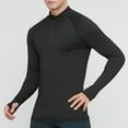 thumbnail image 2 of YAYUBA Men's T-Shirts Cotton Mock Neck Thermal Shirts Long Sleeve Pullover Underwear Shirts Base Layer Thermal Tops, 2 of 8