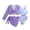 X3Purple, variant on lnmuld Girls 4-Piece Swimwear Set for Beach Sun Size:9-10 Years