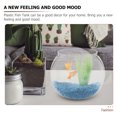 thumbnail image 4 of 2pcs Fish Bowl Plastic Transparent Small Aquarium Desktop Small Goldfish Fish Tank, 4 of 5