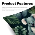 thumbnail image 2 of Koala Pillow Covers and Throw Pillow Inserts - Set of 2, Available in 16x16, 18x18, and 20x20 Inches, Featuring Unique Patterns for Home Decor, 2 of 6