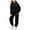 ZC-Black, variant on Wxirdiow Girls Sweat Sets Kids 2 Piece Outfits Girls Crop Tops Hoodies Long Sleeve Fashion Sweatshirts and Sweatpants Purple Size,10-11 Years