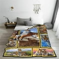 thumbnail image 3 of Yibo Tiger Blanket Tiger Cozy Fleece Flannel Blanket Plush Lightweight Blanket Tiger Decor Bedding Gifts for Men Women Girls Boys Kids Teens Adults for Couch Sofa Bed, 3 of 7