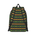 thumbnail image 2 of Naloa Carnival Mardi Gras Canvas Backpack for Men Women Rucksack Casual Travel Daypack College Tote Satchel Bookbag for Teens-Small, 2 of 7