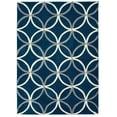 thumbnail image 1 of Pure Triquetra Denim Blue Accent Rug 1'10" x 3', 1 of 2