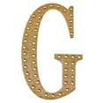 thumbnail image 2 of BalsaCircle 8" Gold Solid Letter Number Self-Adhesive Rhinestones Gems Sticker, 2 of 8