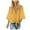 Yellow, variant on Ichuanyi Womens Tops Fashion Womens Solid Three Quarter V Neck Tee Casual Popular Blouse Tops
