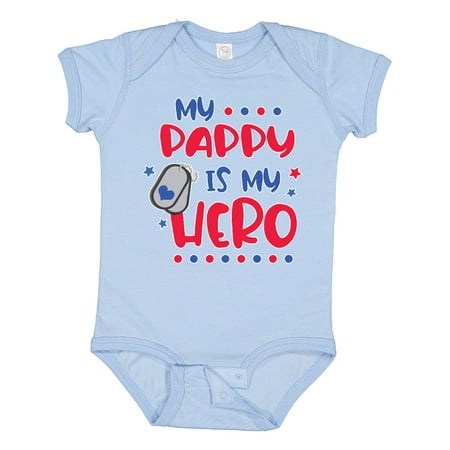 

Inktastic Memorial Day My Pappy is My Hero Boys or Girls Baby Bodysuit