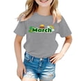 thumbnail image 1 of TZEWGL Cute Shirt For Toddler Short Sleeve Crew Neck Monthly Word Prints Clothes For Baby size 2-3T, 1 of 4