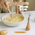 thumbnail image 2 of Premium Potato Masher Mashed Potatoes Fruit and Vegetable Smasher, 2 of 8