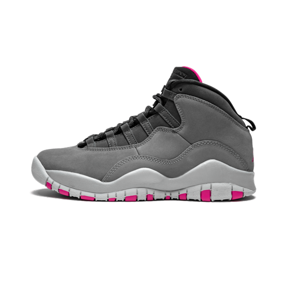Air Jordan 10 Retro GS "Smoke Grey" 487211 006 from Stadium Goods