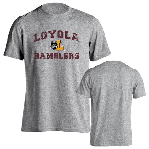 Loyola Chicago Ramblers Distressed Retro Short Sleeve T-Shirt