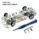 thumbnail image 5 of Tholdsy 1/28 RC Car Metal Upgrade marco modificado conjunto de montaje de vehículo accesorios reemplazo para WLtoys 284131 K969 K979 K989 K999 Kits de construcción modelo Plata, 5 of 6