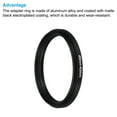 thumbnail image 4 of Unique Bargains 49mm-43mm Step Down Ring with Cleaning Cloth, 2 Pack Camera Lens Filter Adapter Ring, Black, 4 of 6
